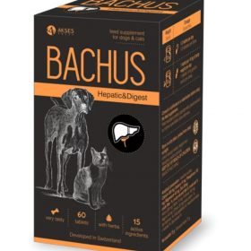 BACHUS HEPATIC&DIGEST - неутрализирща токсини, подпомага черния дроб и храносмилането 60 таблетки